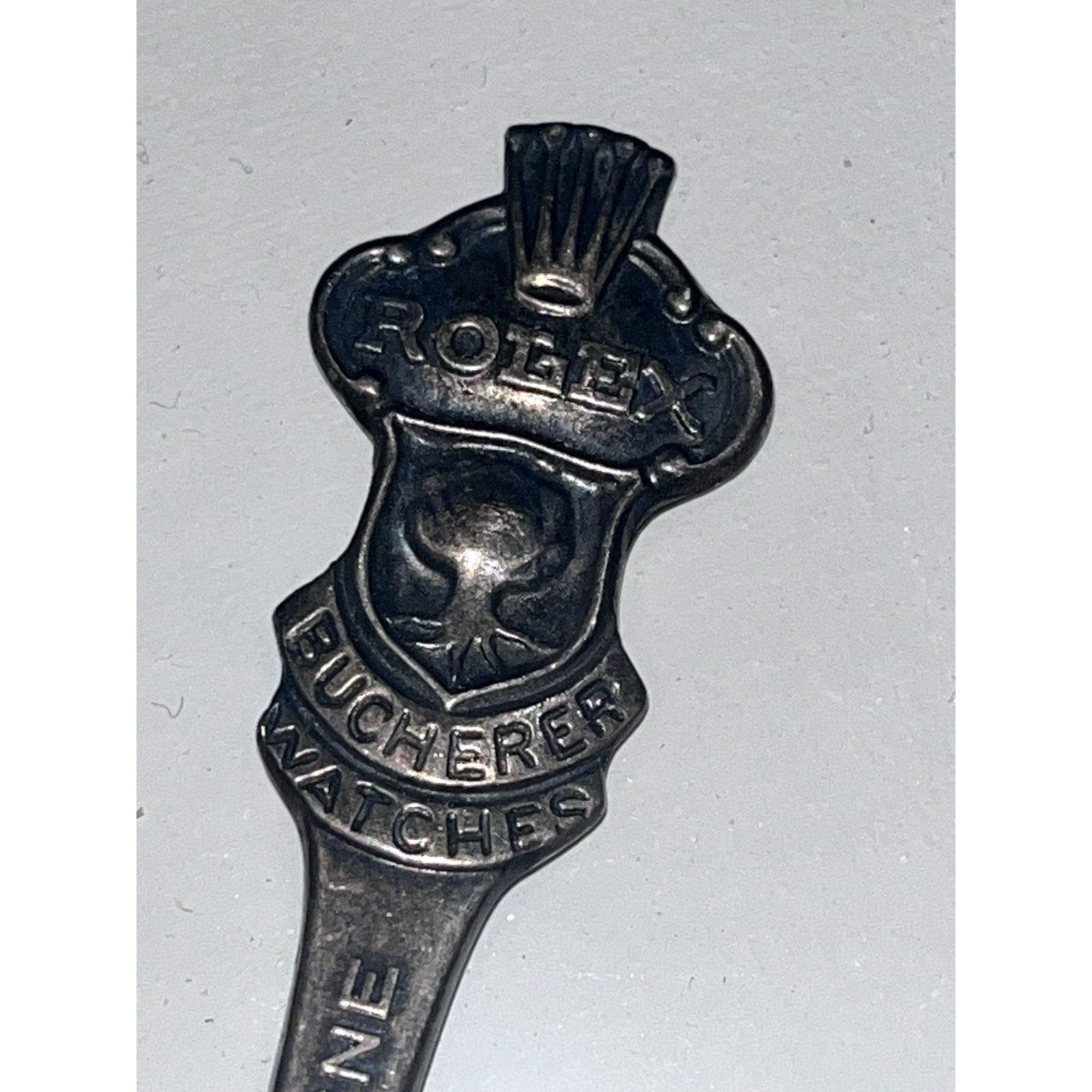Rolex Bucherer Lucerne Switzerland Souvenir Spoon Lion Monument Watch Dealer
